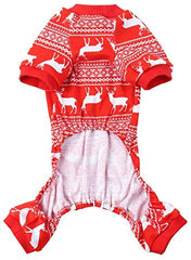Lanyarco Christmas red dog PJs ideal for festive gatherings and cozy cuddle sessions.