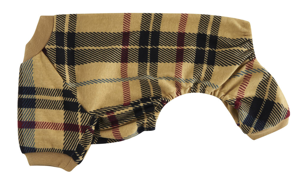 Pijama Lanyarco para perro, espalda de 19 pulgadas, ajuste cómodo.