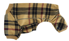 Pijama Lanyarco para perro, espalda de 19 pulgadas, ajuste cómodo.