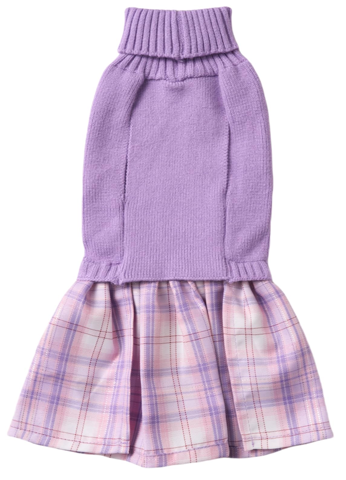 Lanyarco pink plaid skirt detail highlights fashionable charm for special occasions.