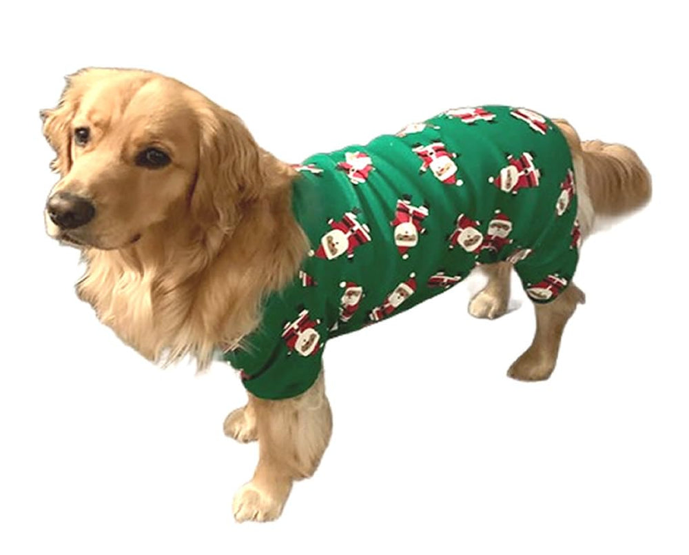 Lanyarco Santa Claus dog pajamas Christmas photoshoot wearable for pets