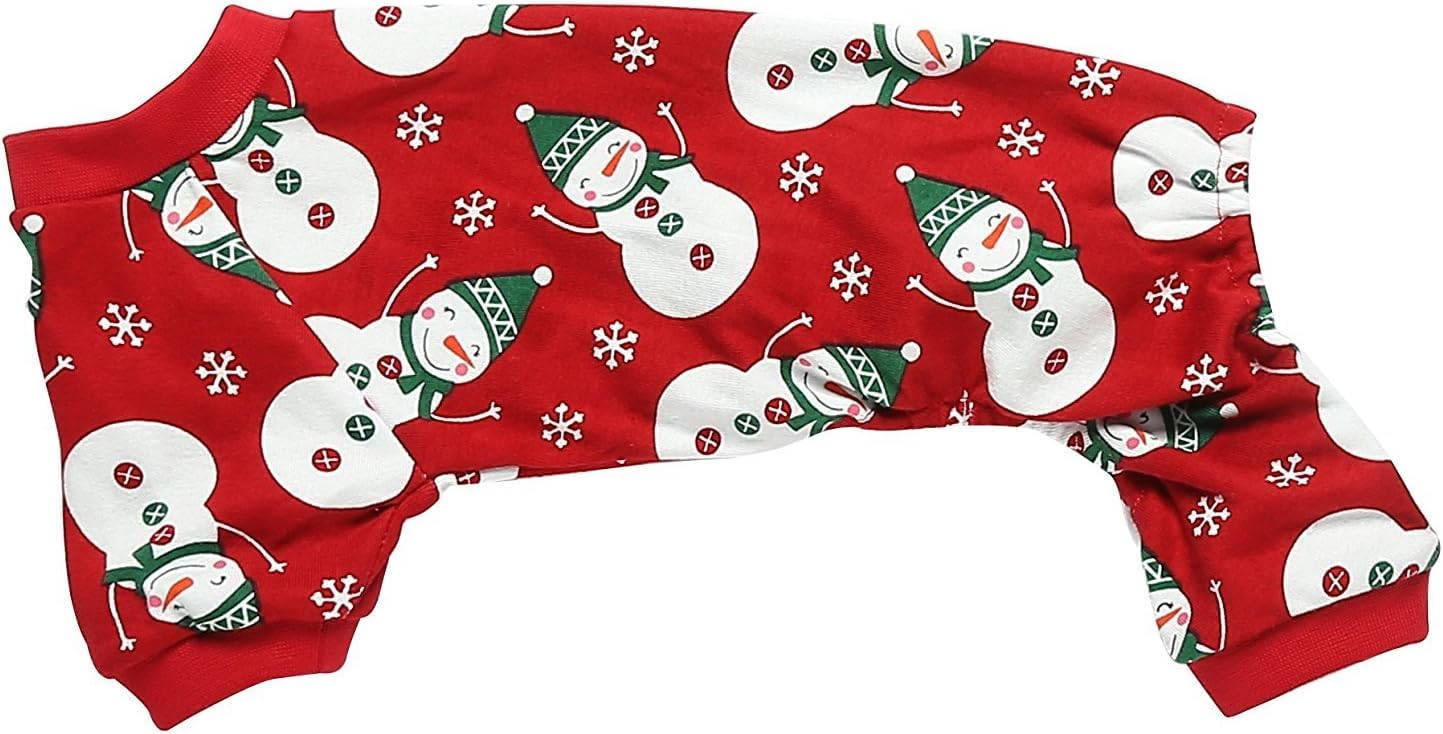 Lanyarco size chart for dog pajamas to help fit.