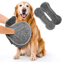 LaodifangYPL dog towel dries coats quickly with plush shammy for effective moisture pickup