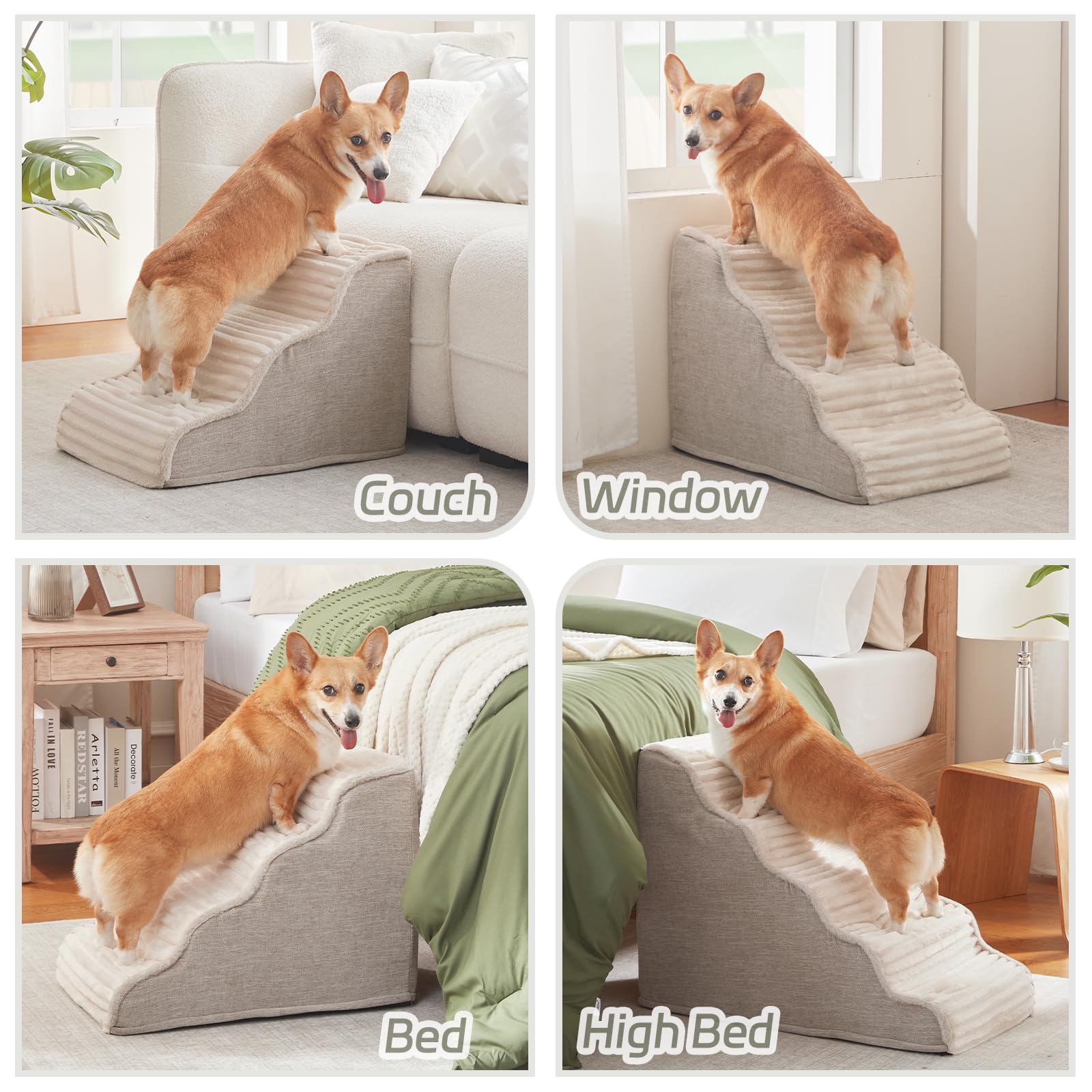 Laojin Balhen foam-core close-up shows durable support for small dogs.