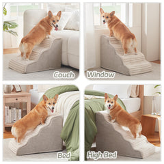 Laojin Balhen foam-core close-up shows durable support for small dogs.