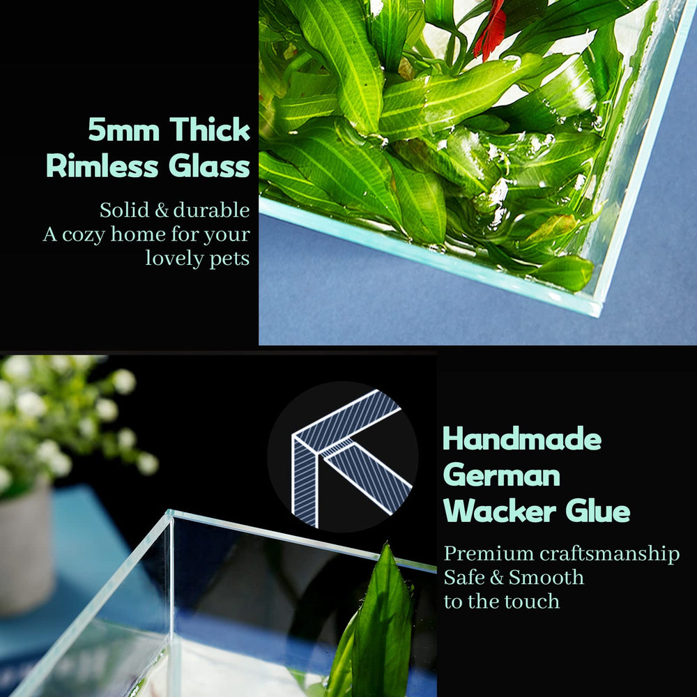 LAQUAL cover clips and anti-jump net guard your fish during maintenance
