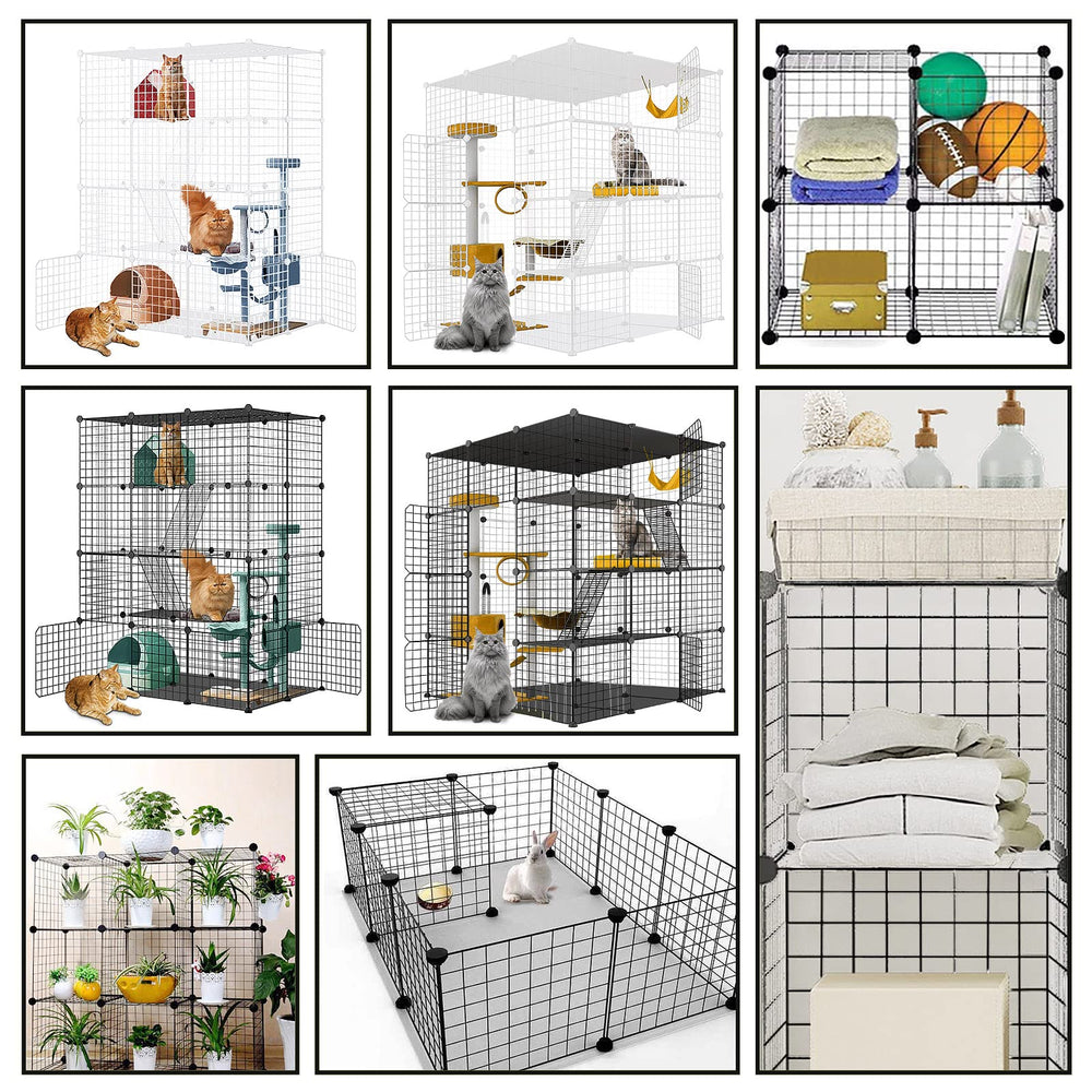 Large Cat Cage adjustable platforms enable customized routes