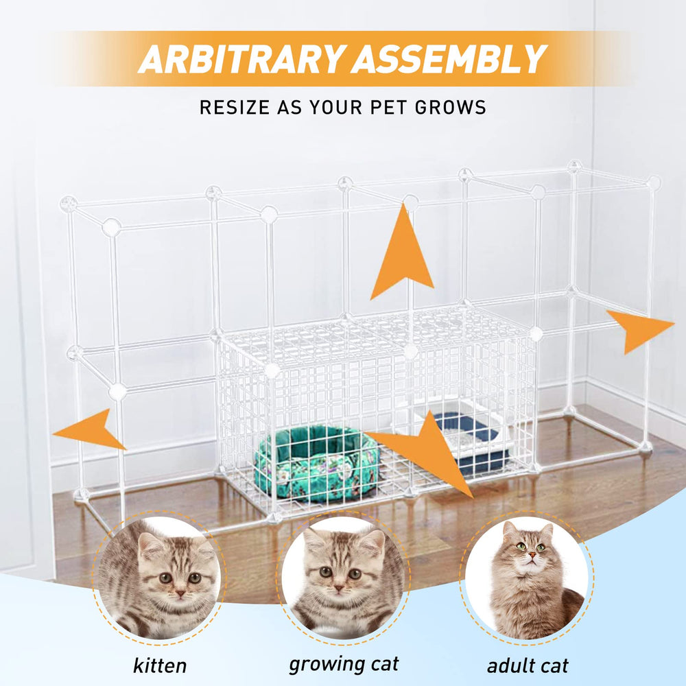 Large Cat Cage steel wire construction ensures durable confinement.