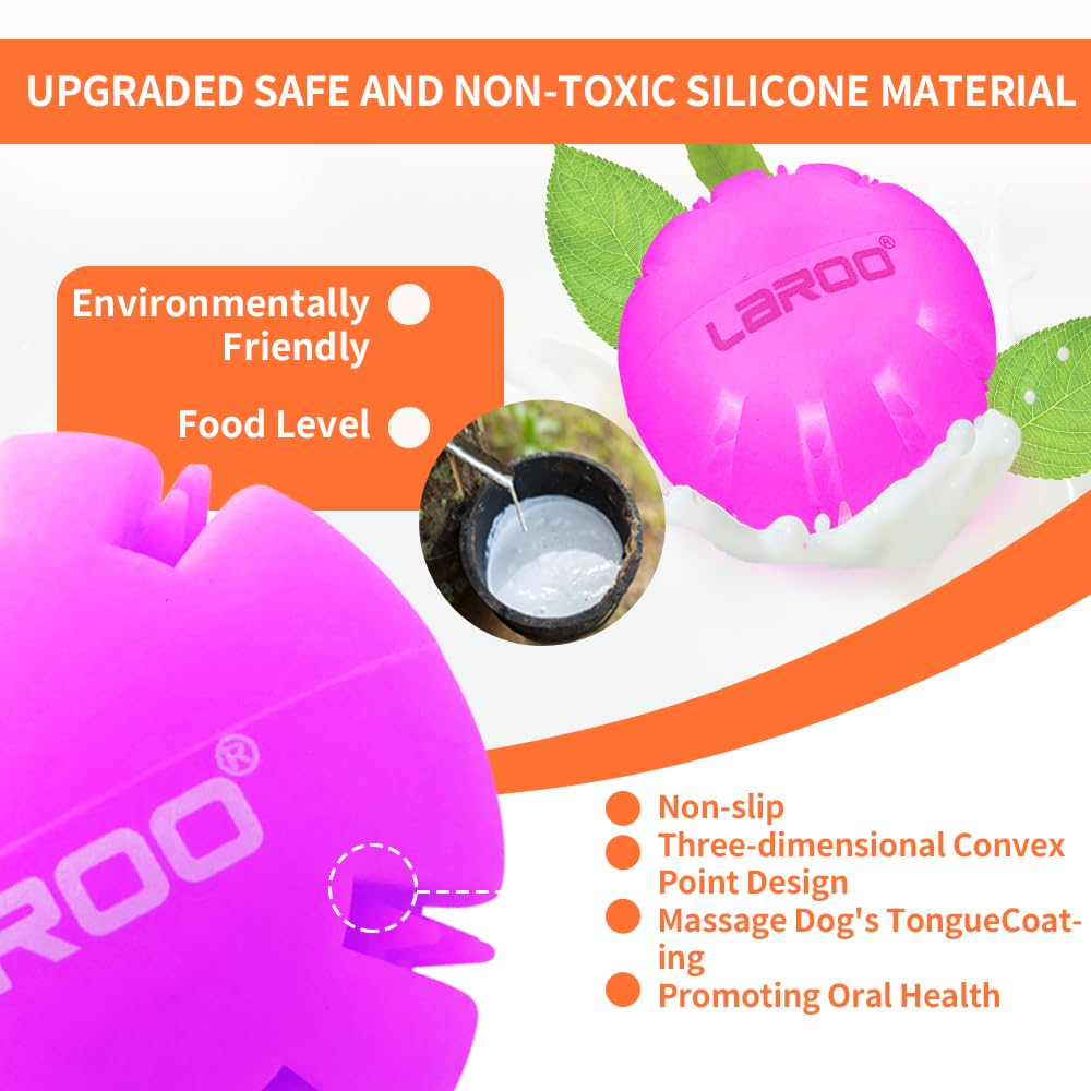 LaRoo LED dog ball screw-cap design for water resistance