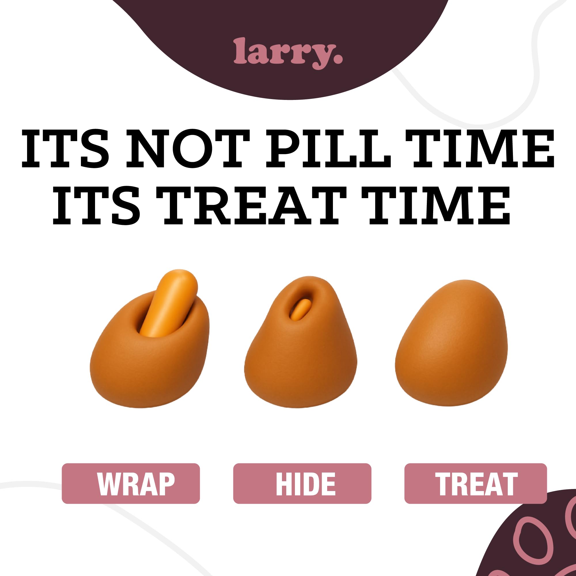 Larry Bacon Pill Wrap: cierre hermético evita el sabor amargo.