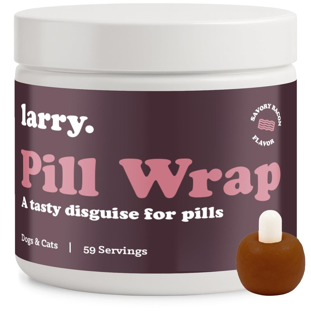 Larry Bacon Pill Wrap: pastillas moldeadas para toma diaria sin pelea.