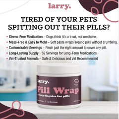 Larry Bacon Pill Wrap: uso diario para múltiples medicamentos.