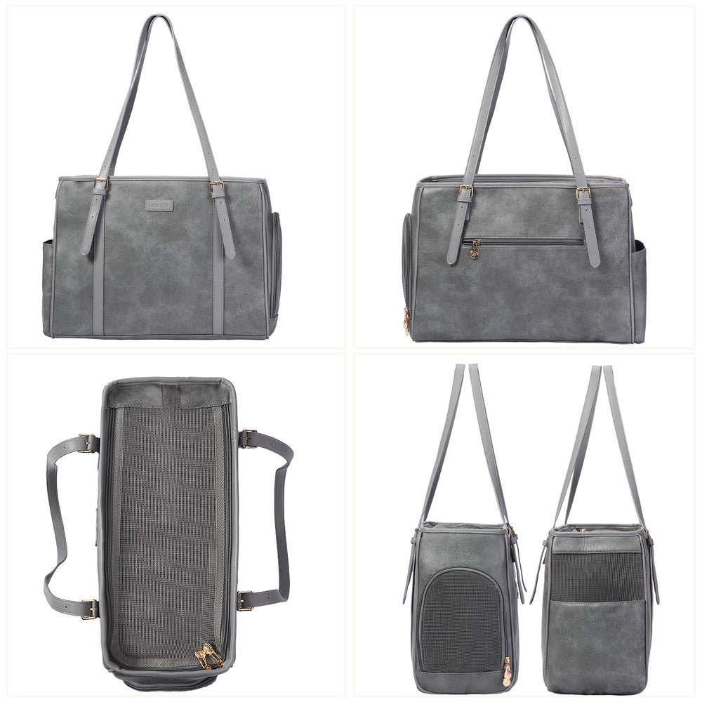 Lasaviin purse side pockets hold snacks, phone, and keys