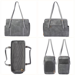 Lasaviin purse side pockets hold snacks, phone, and keys