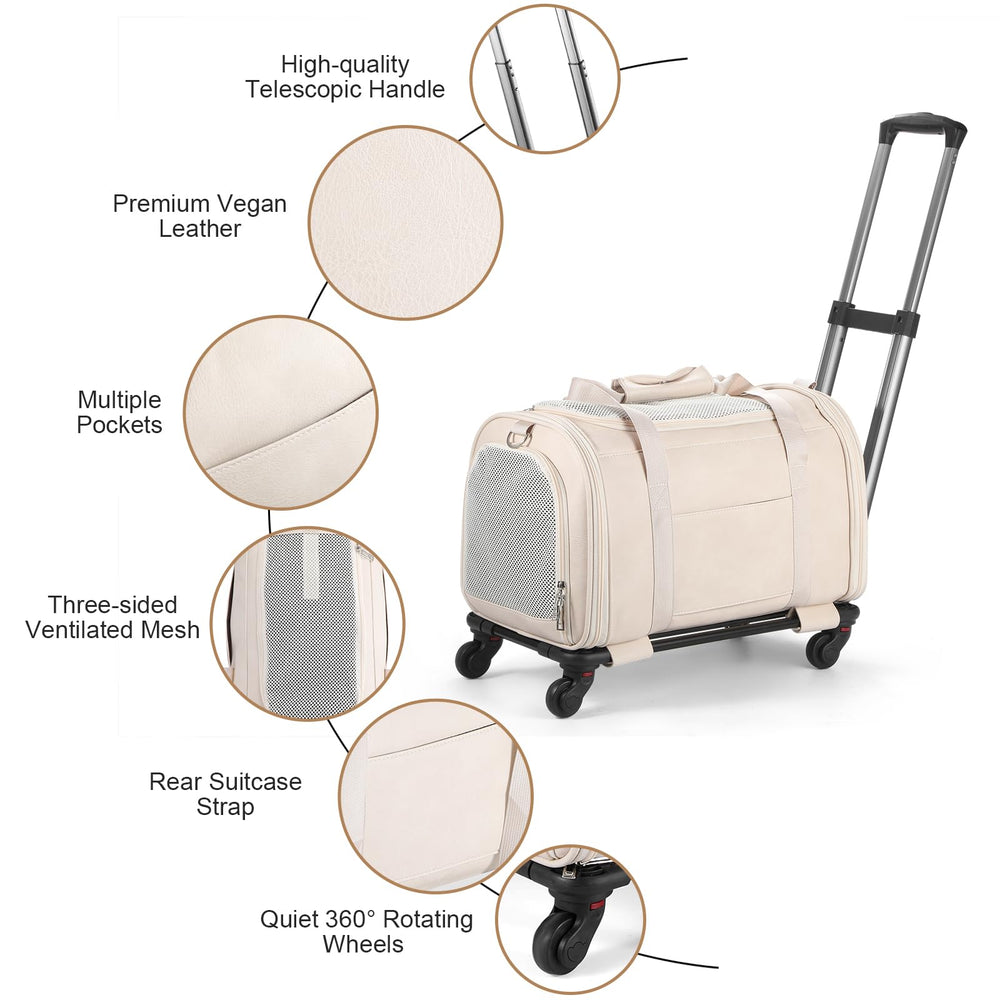Lasaviin carrier offers three carry options with detachable shoulder strap.