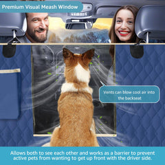 Lassie dog car seat cover with side flaps guards doors from scratches