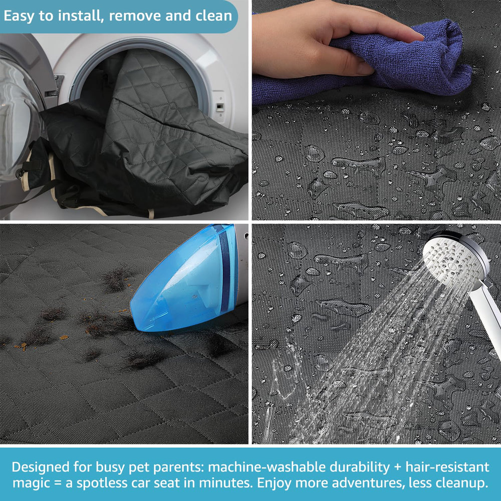 Lassie XL truck seat cover machine washable for quick cleanup.