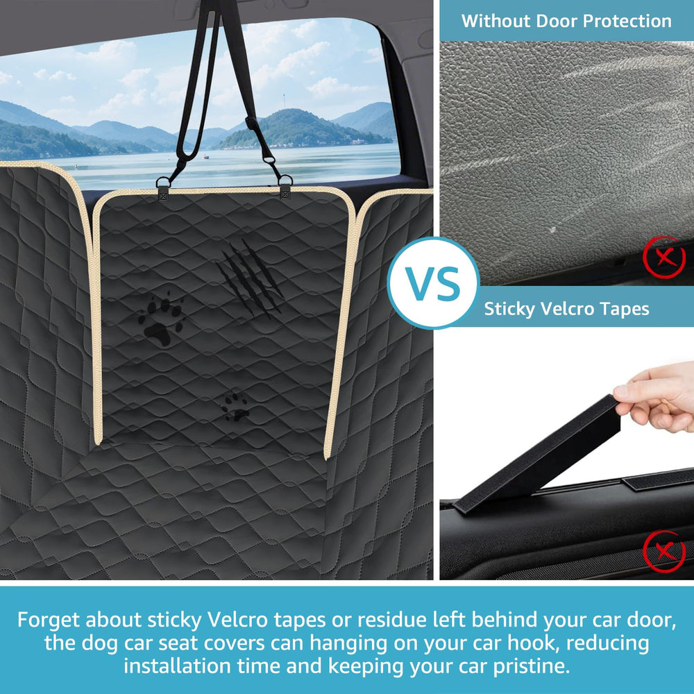 Lassie XL truck seat cover waterproof layer prevents spills from reaching upholstery.