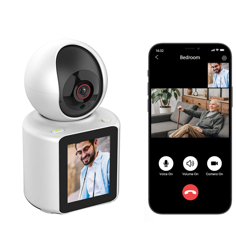 LASTCOW video calling camera with a 2.8-inch screen enabling hands-free wake-voice calls.