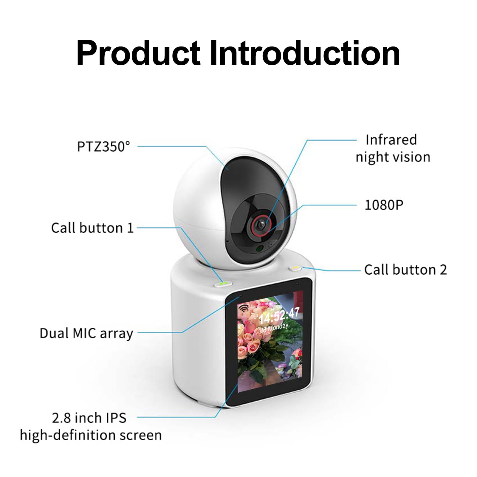 LASTCOW 360° wide-angle view helps monitor every corner.