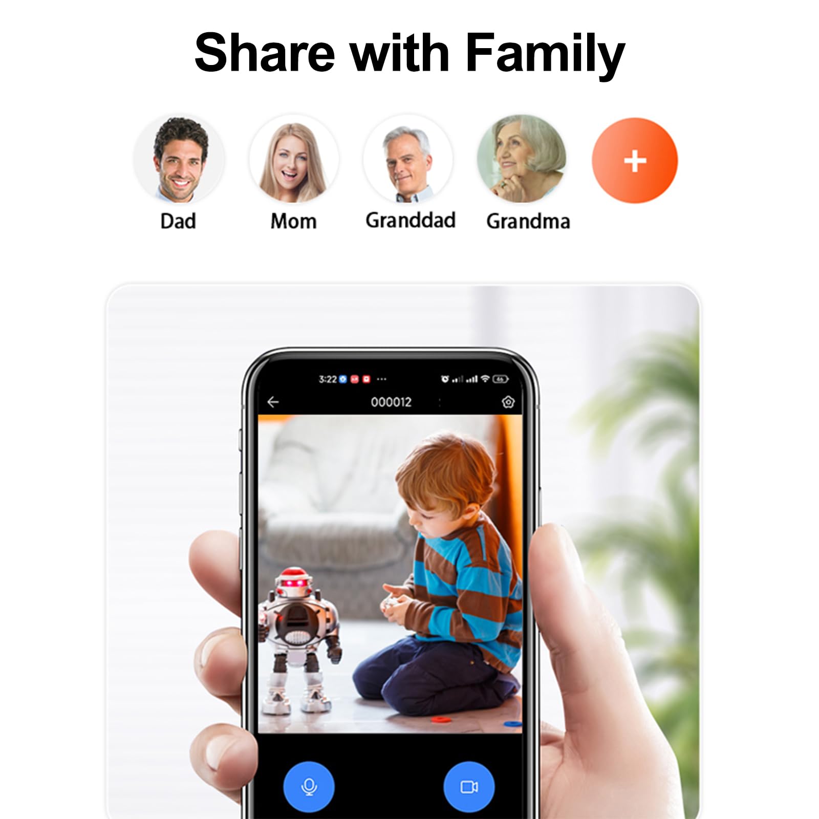 LASTCOW family-friendly security camera for busy households and caregivers.