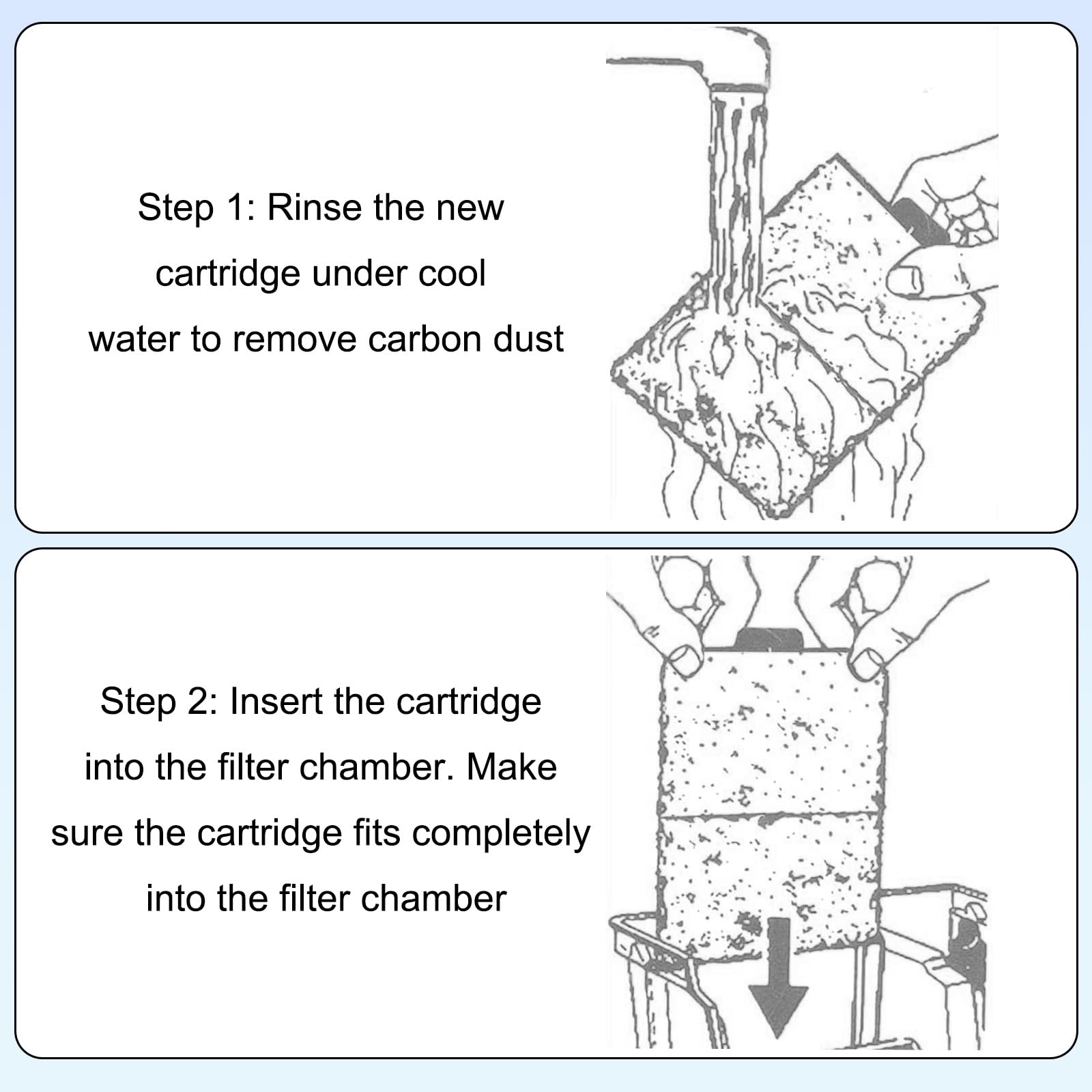 lasuroa triple filtration design helps maintain clearer aquarium water