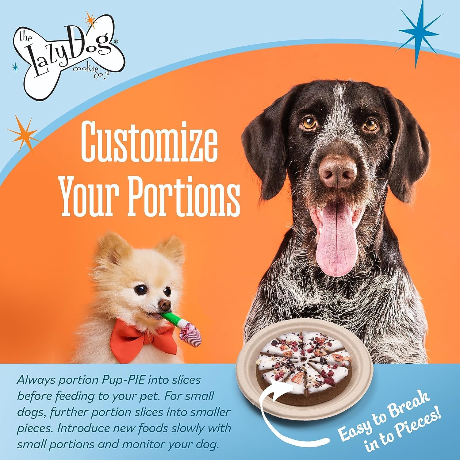 The Lazy Dog Pup-Pie hand-decorating process