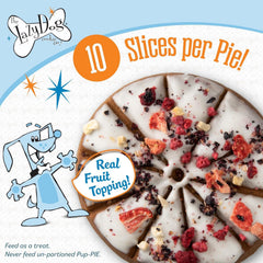 The Lazy Dog Pup-Pie slices pre-sliced for sharing