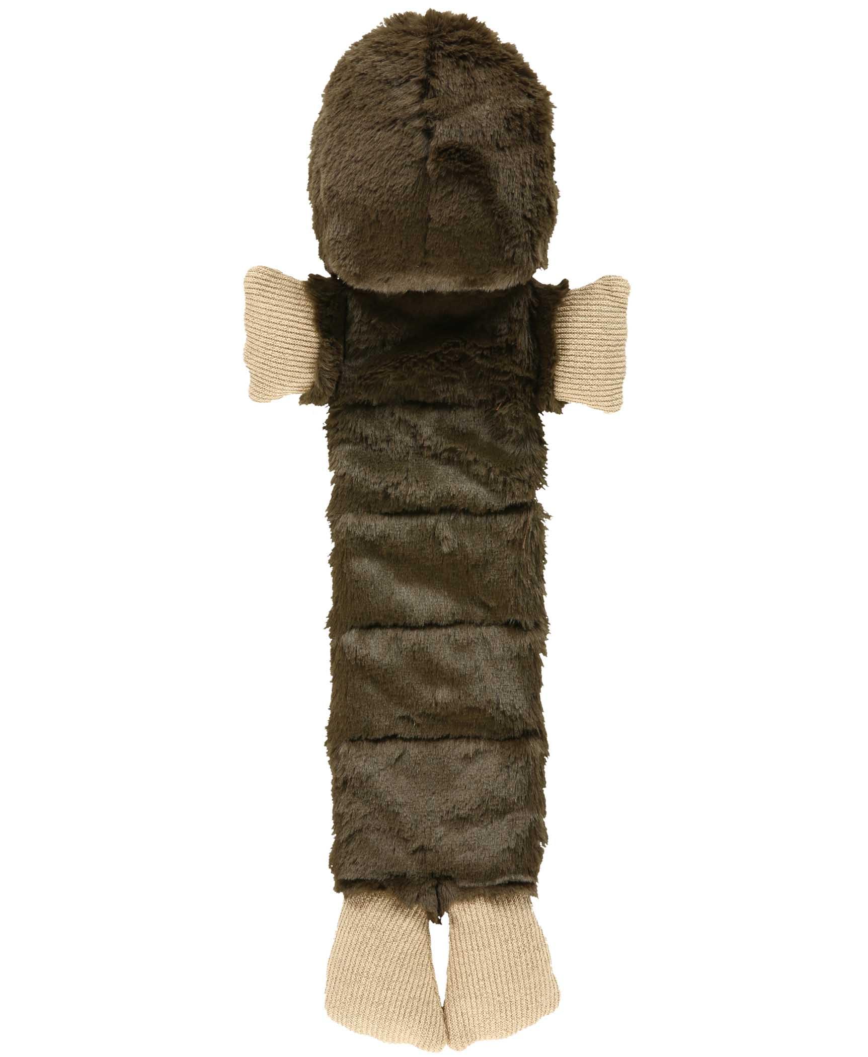 Lazy One Bigfoot Squeaky Dog Toy body crinkle for satisfying, mess-free sounds