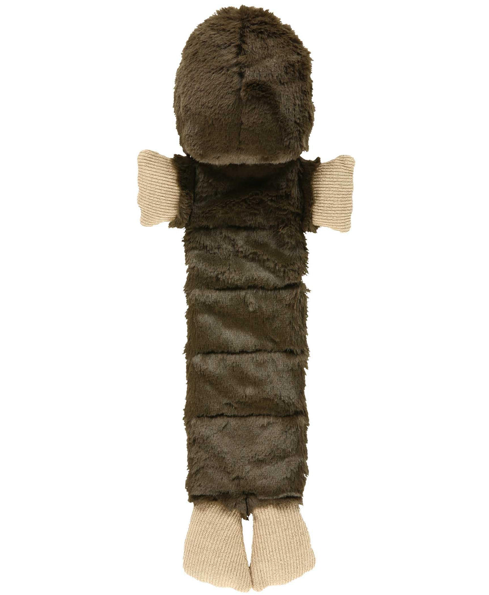 Lazy One Bigfoot Squeaky Dog Toy body crinkle for satisfying, mess-free sounds