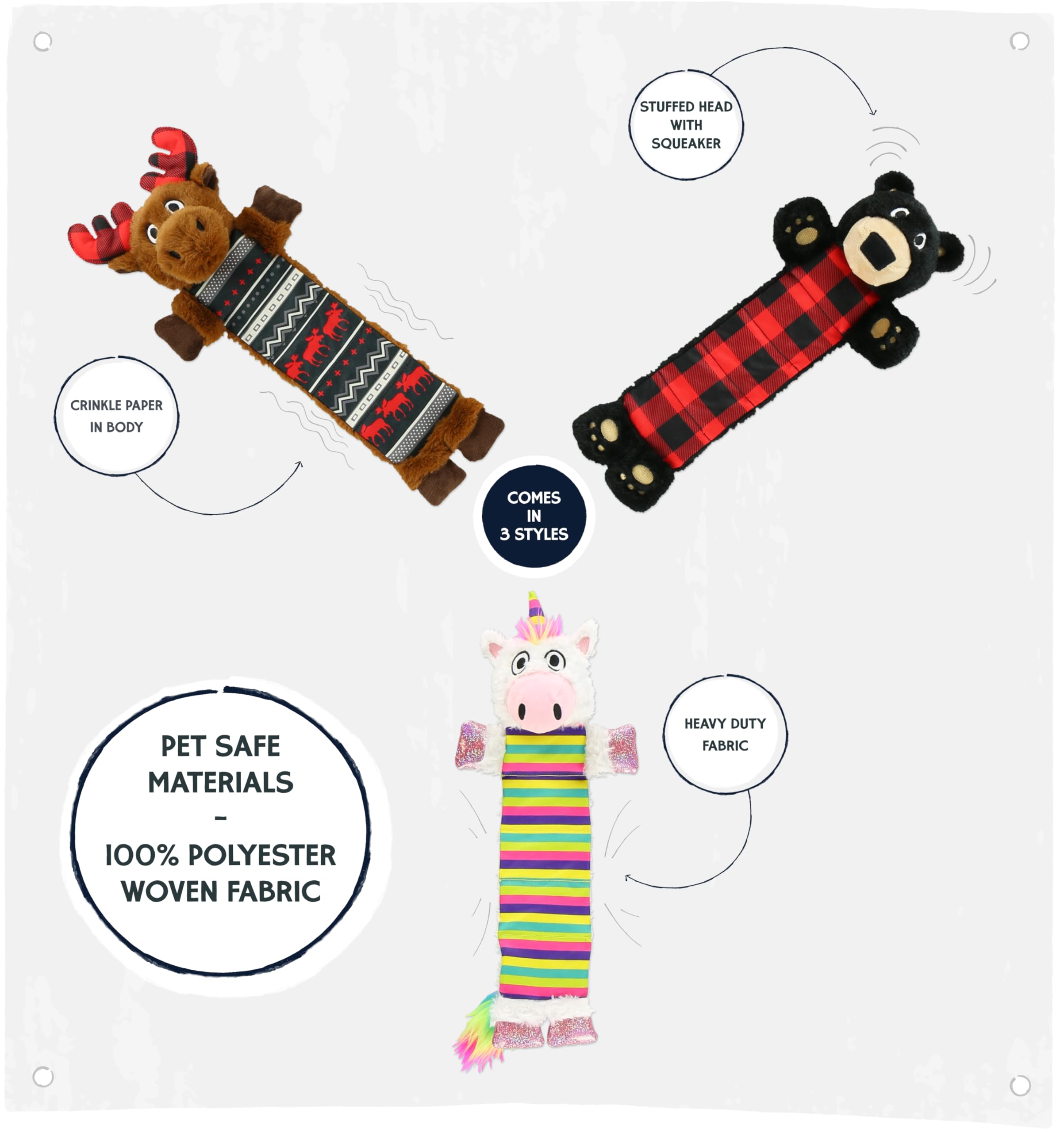 Lazy One Bigfoot Squeaky Dog Toy promotes bonding through interactive play across breeds