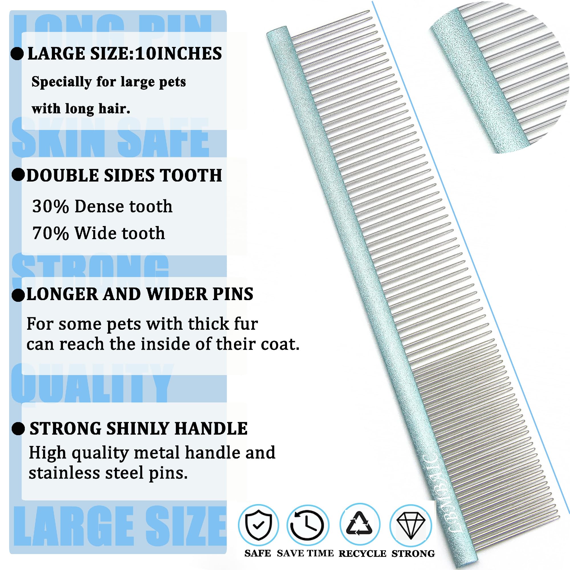 LBMBAIC anti-rust coating keeps the blue metal looking bright