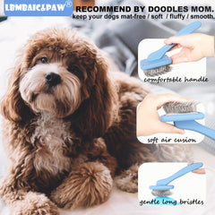 LBMBAIC&PAW cushioned-pad brushing for gentle comfort during grooming sessions.