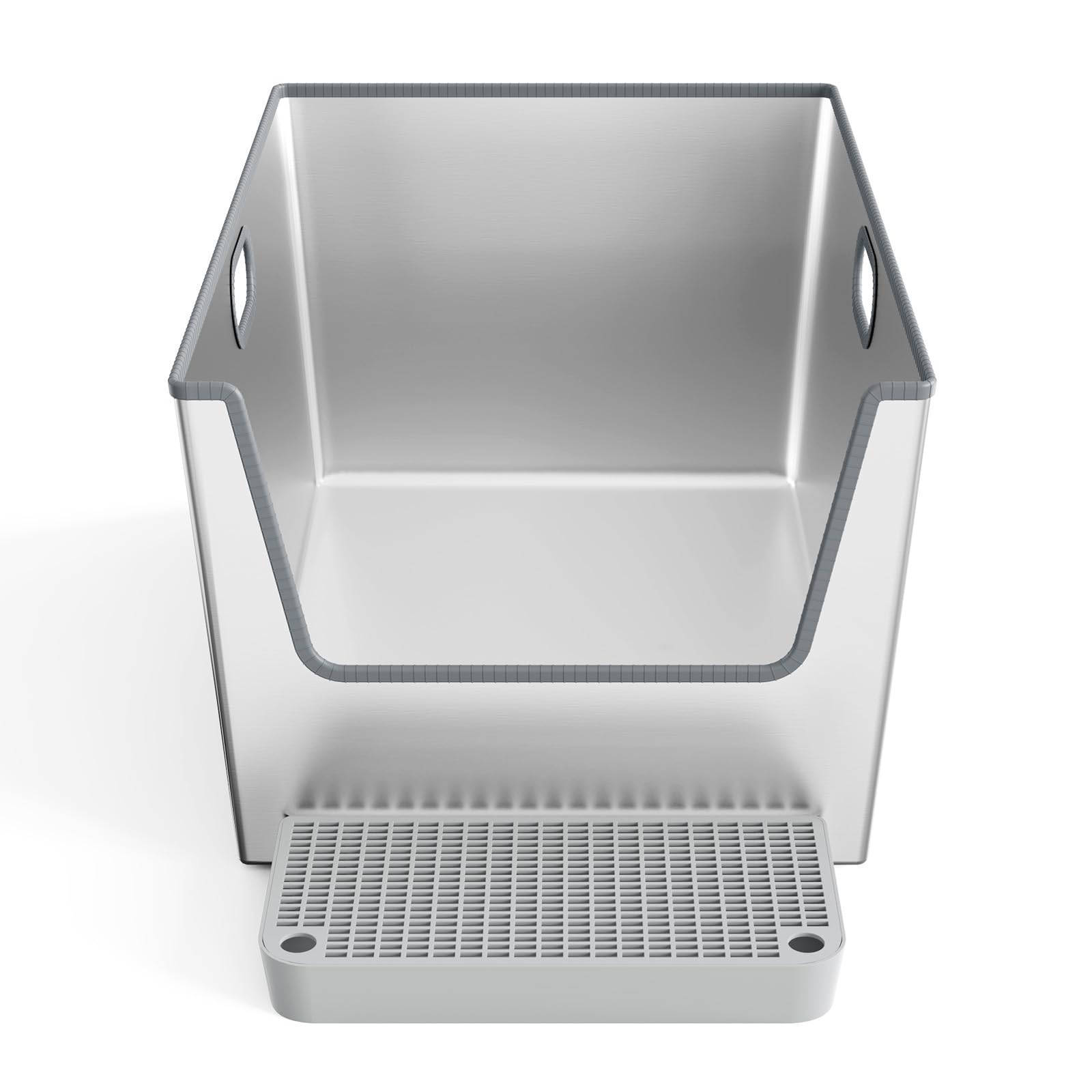 LBXZen cat litter steps help reduce tracking and aid entry for seniors.