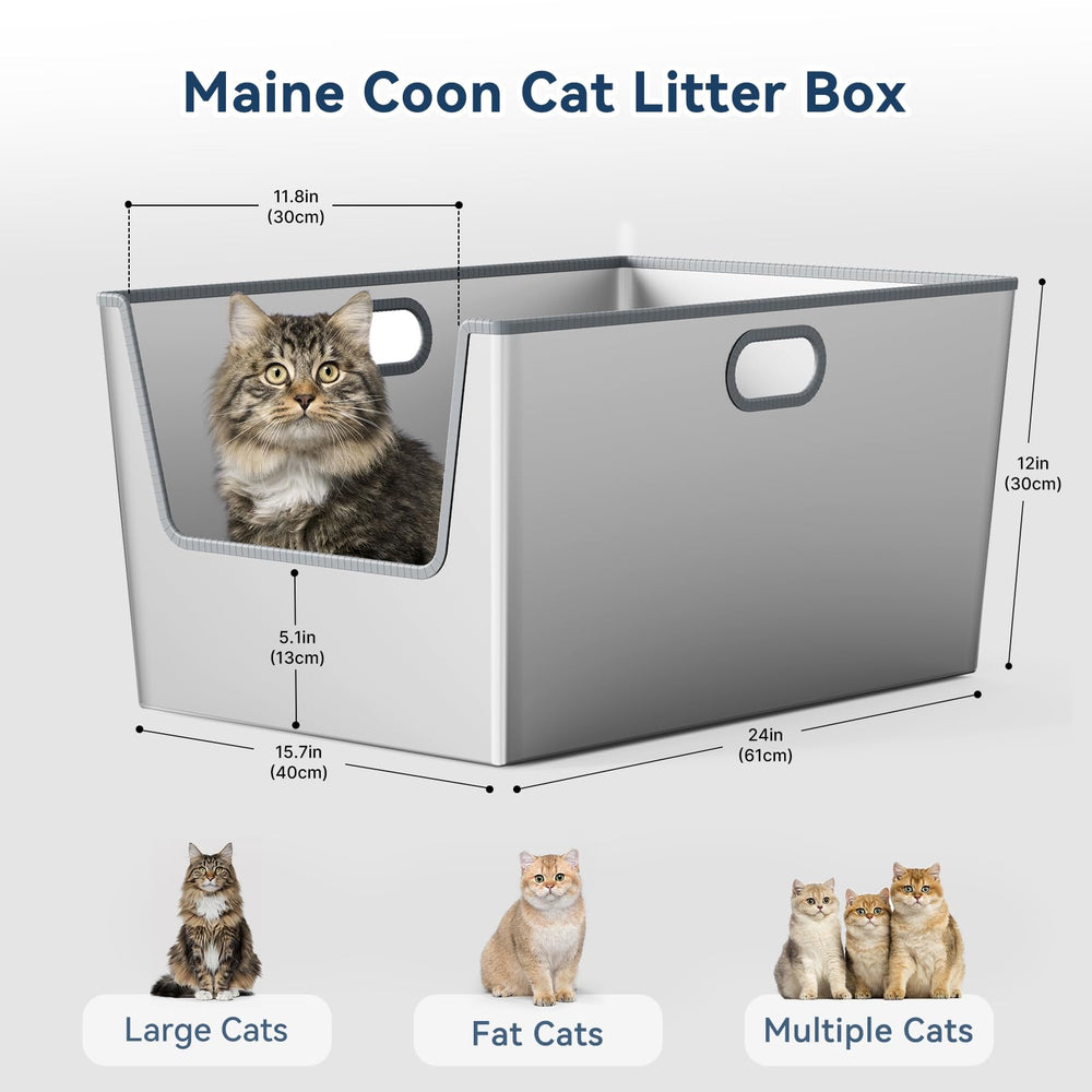 LBXZen low-entry design helps senior cats access easily.