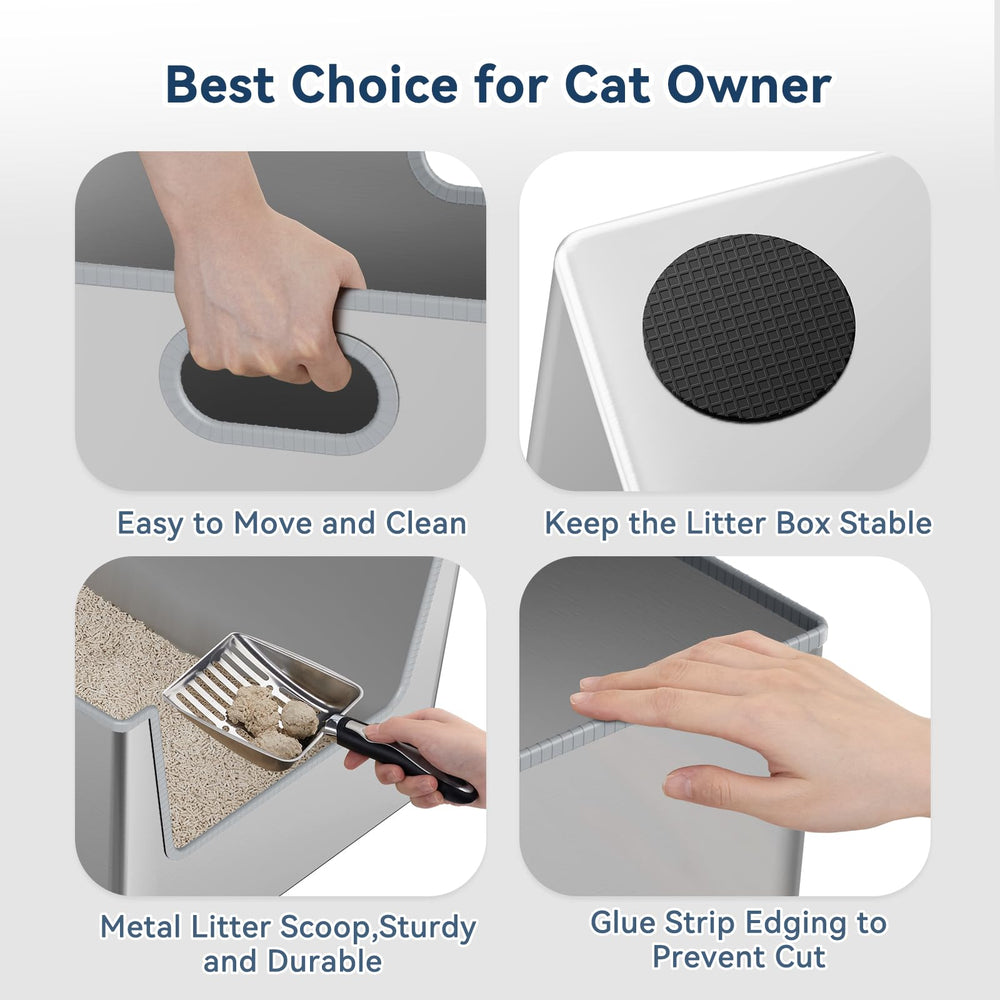 LBXZen stainless steel surface is non-stick for easy cleaning and odor resistance.