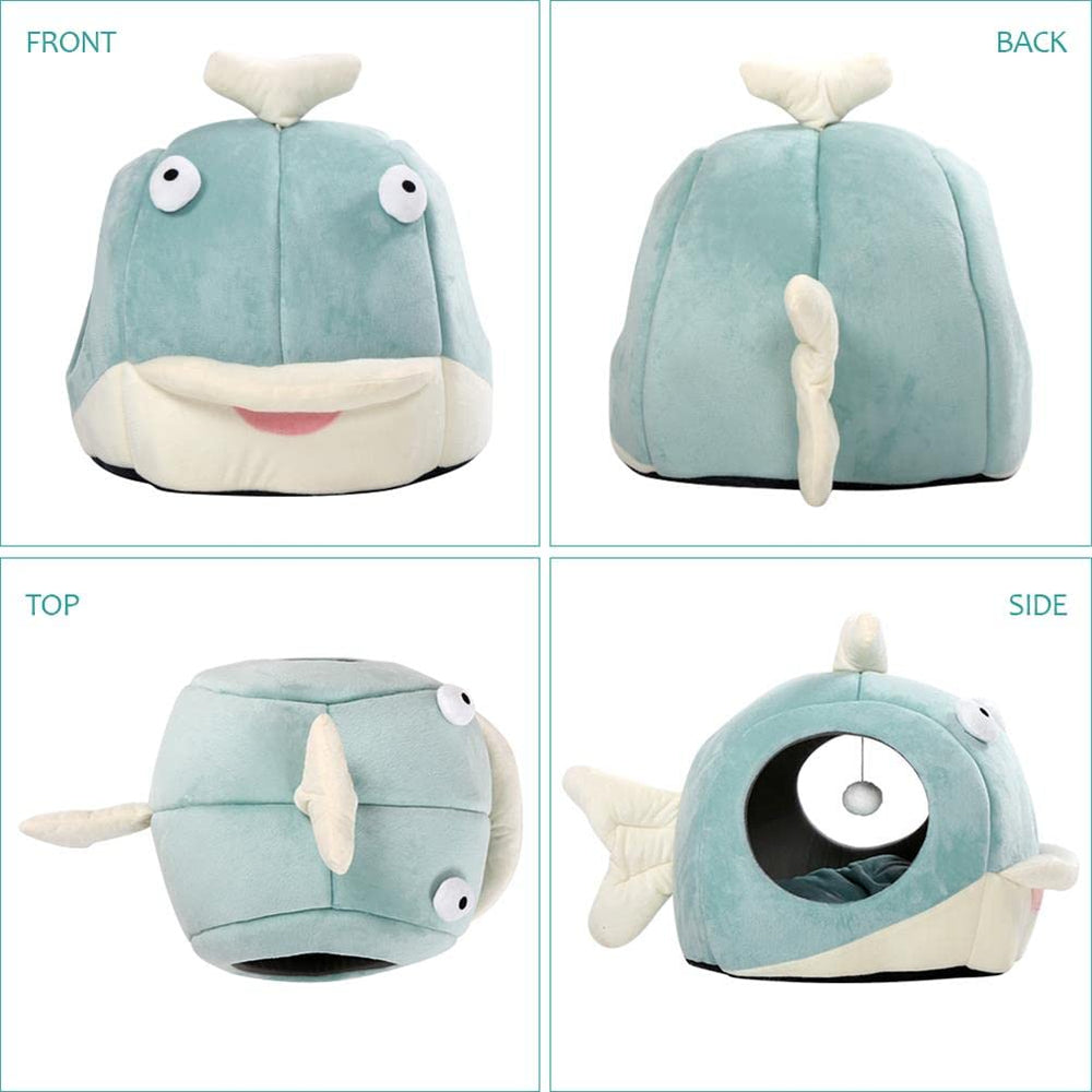 Lcybem cat bed multiple sizes provides flexible fit for various cats.