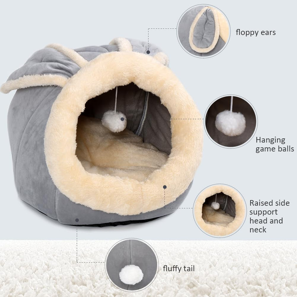 Lcybem machine-washable cat bed stays fresh with simple cold-water cycles.