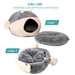 Lcybem soft plush inner grey highlights supportive, deformation-resistant structure.