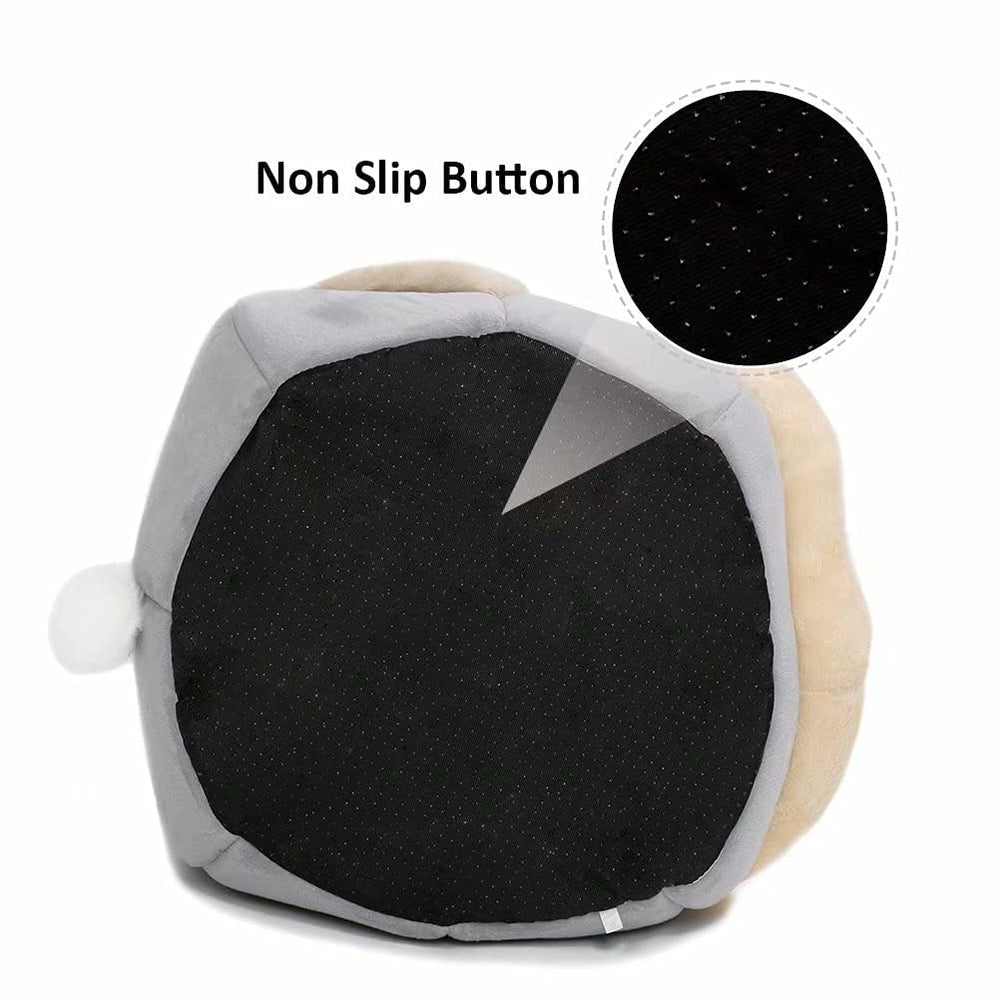 Lcybem spacious cat bed accommodates kittens and small dogs for versatile lounging.