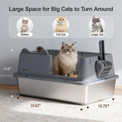 LCZLBRRD open-top design highlights easy scoop access for quick cleaning.