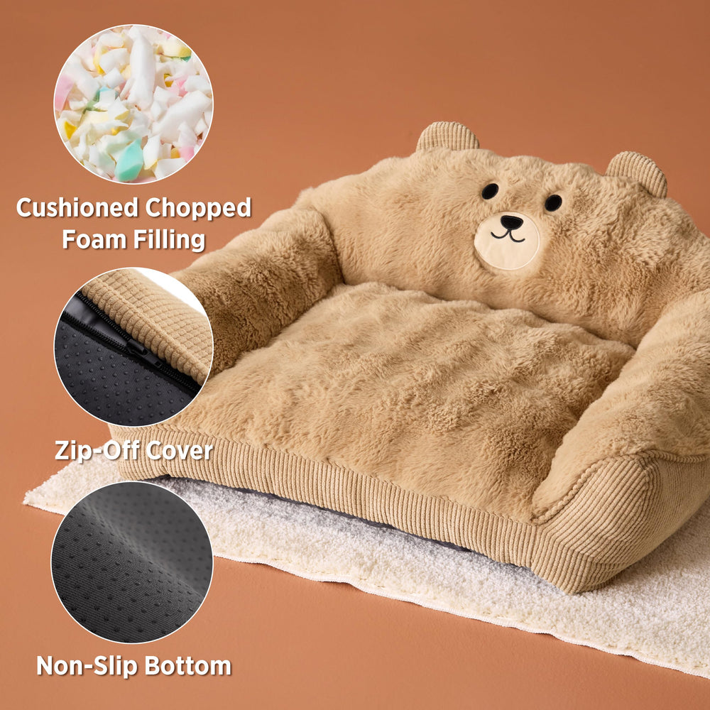 LE SURE cat bed senior-friendly support for comfy lounging.