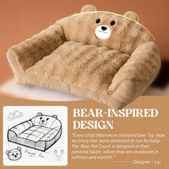 LE SURE cat bed three-sided bolsters support head neck spine.