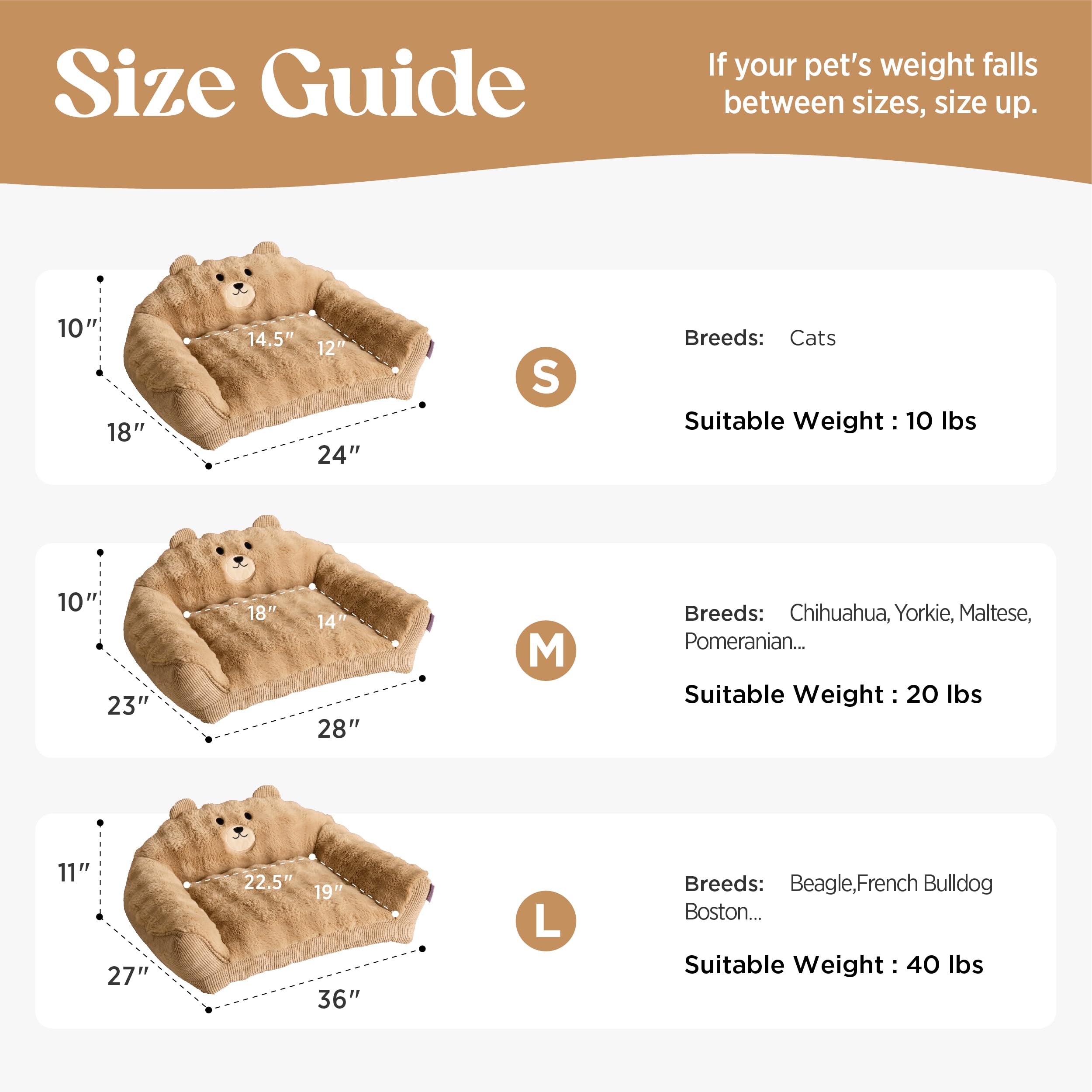 LE SURE Removable cover zips off for quick, easy cleaning.