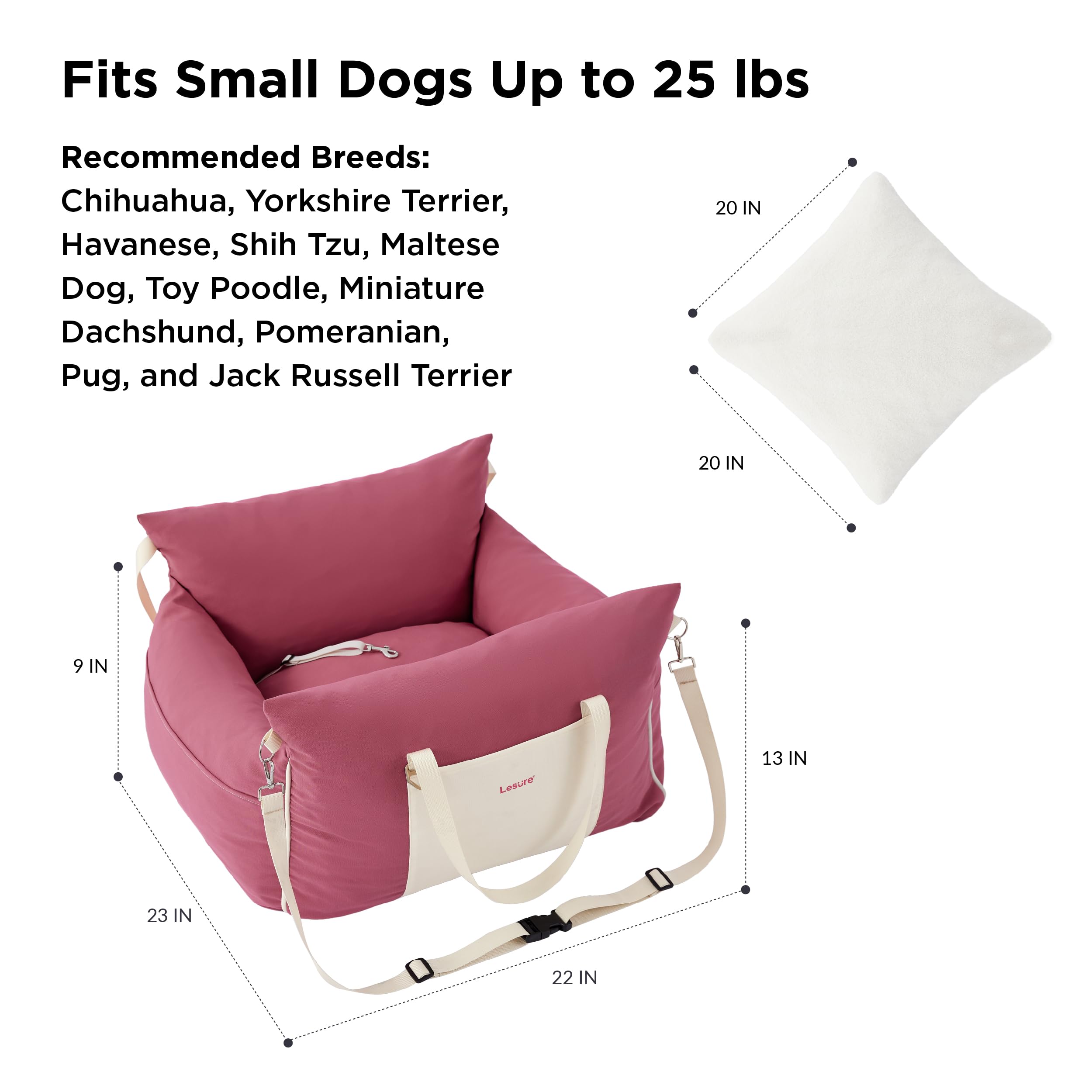 LE SURE clip-on safety leash keeps pets secured