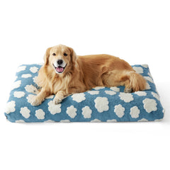 LE SURE Cute XL Dog Bed blue cover offers cozy comfort for pets