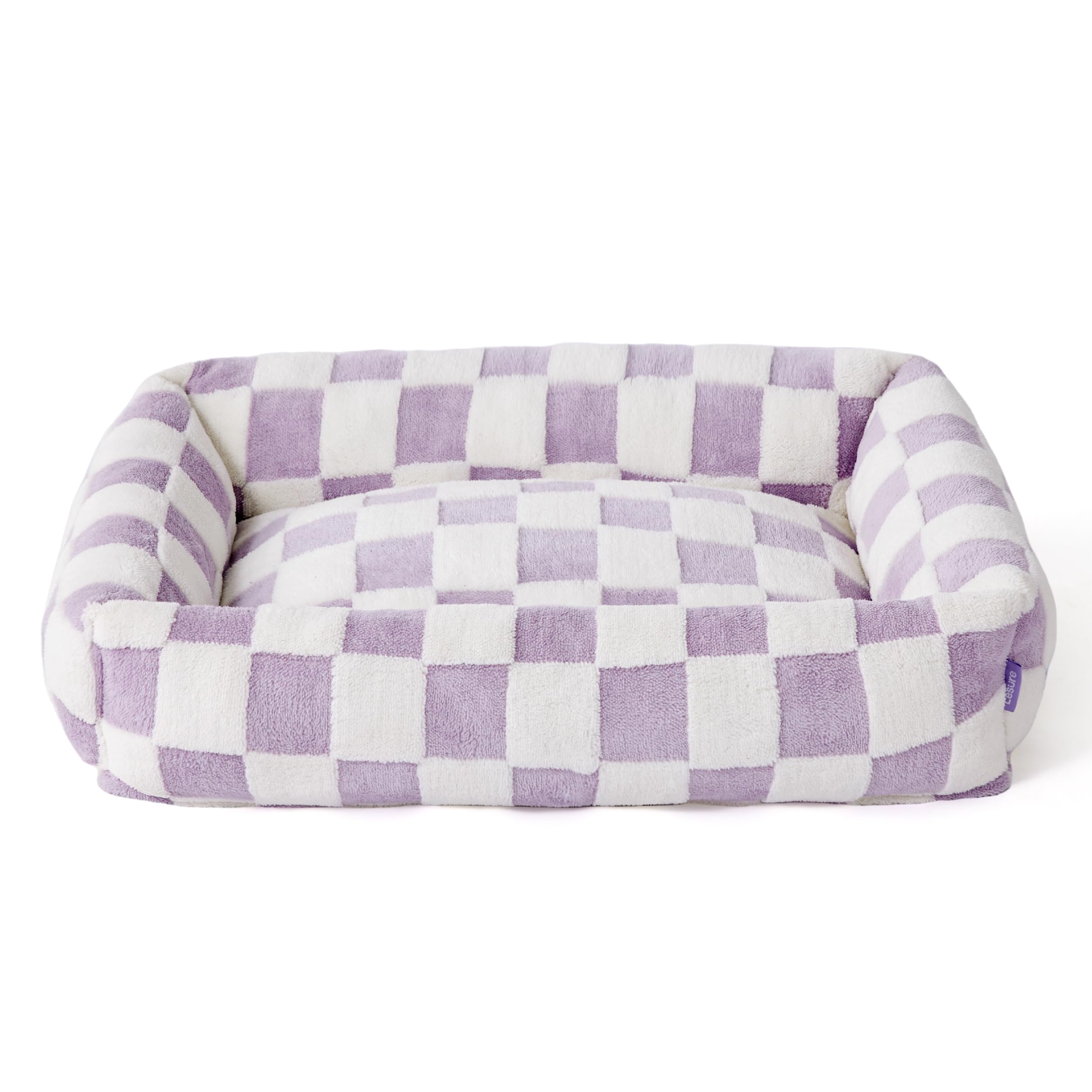 LE SURE dog bed anti-slip bottom closeup emphasizing secure placement