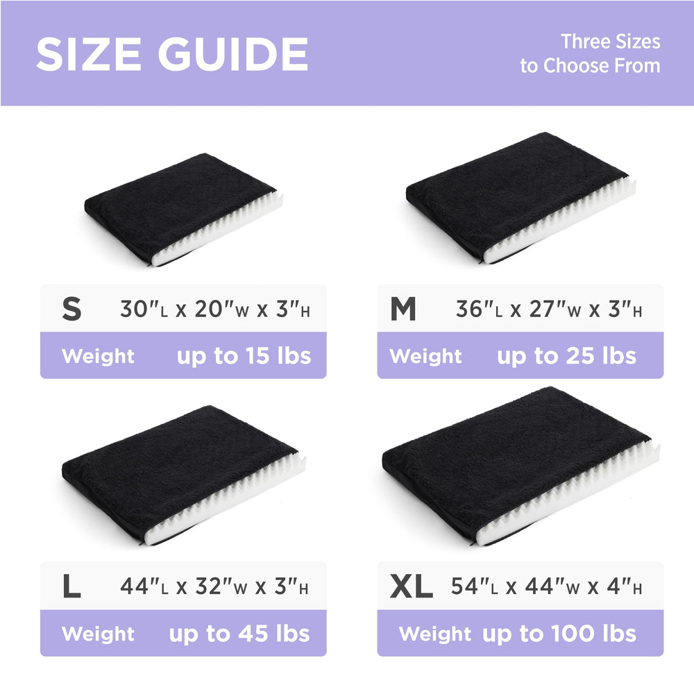 LE SURE dog bed cover medium machine wash and air dry convenience