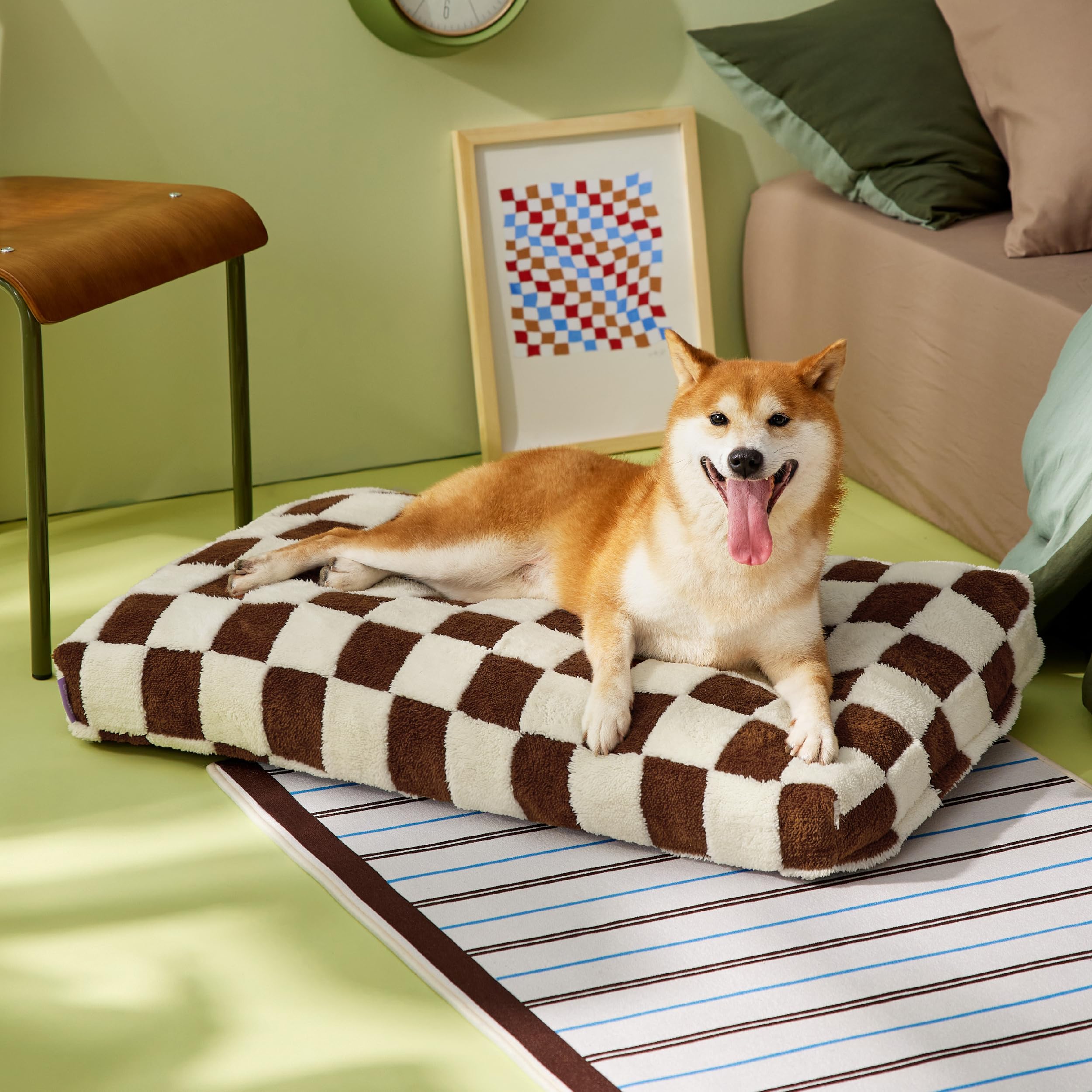 LE SURE dog bed waterproof inner liner protects against spills