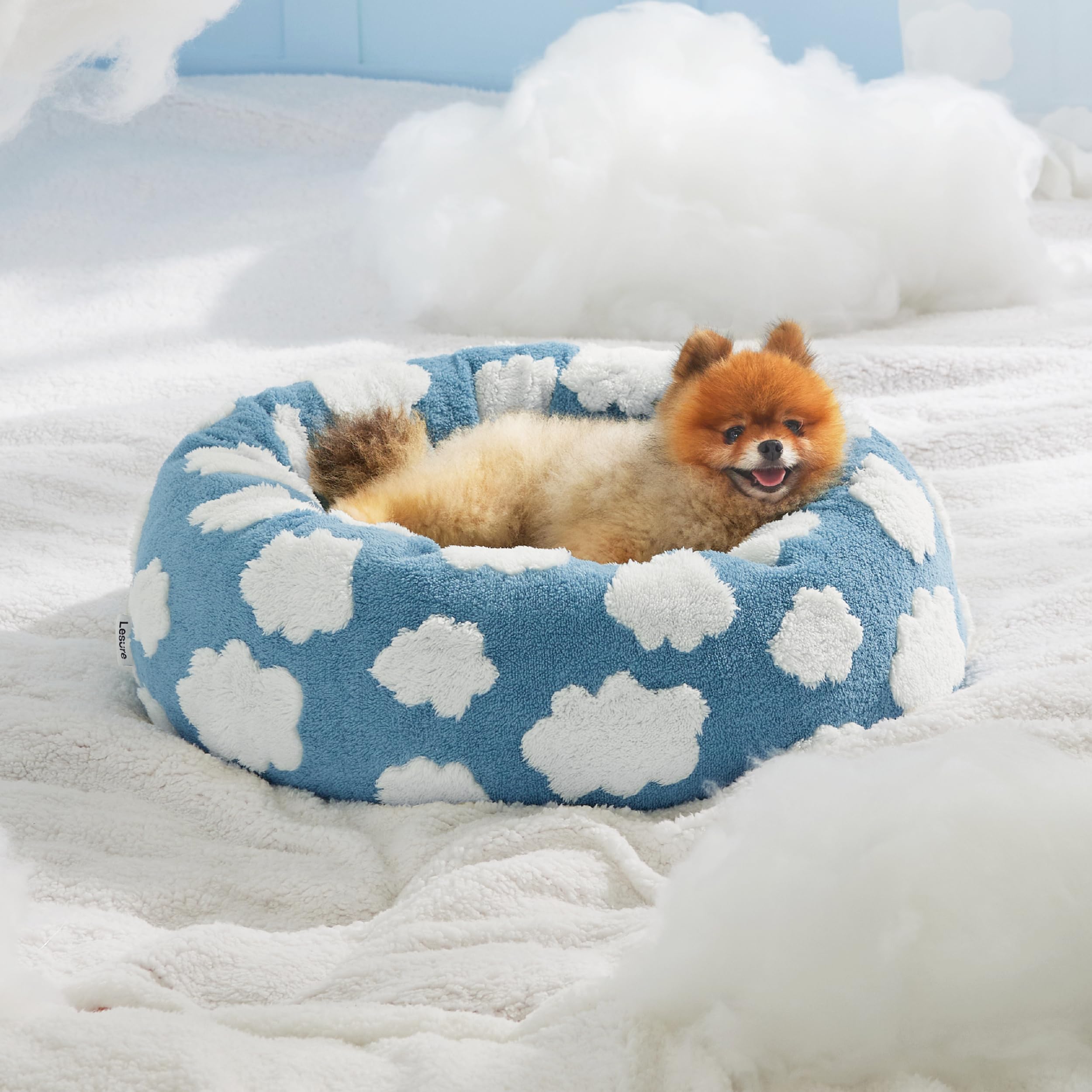 LE SURE Donut Bed cat or dog gift idea for cozy Christmas